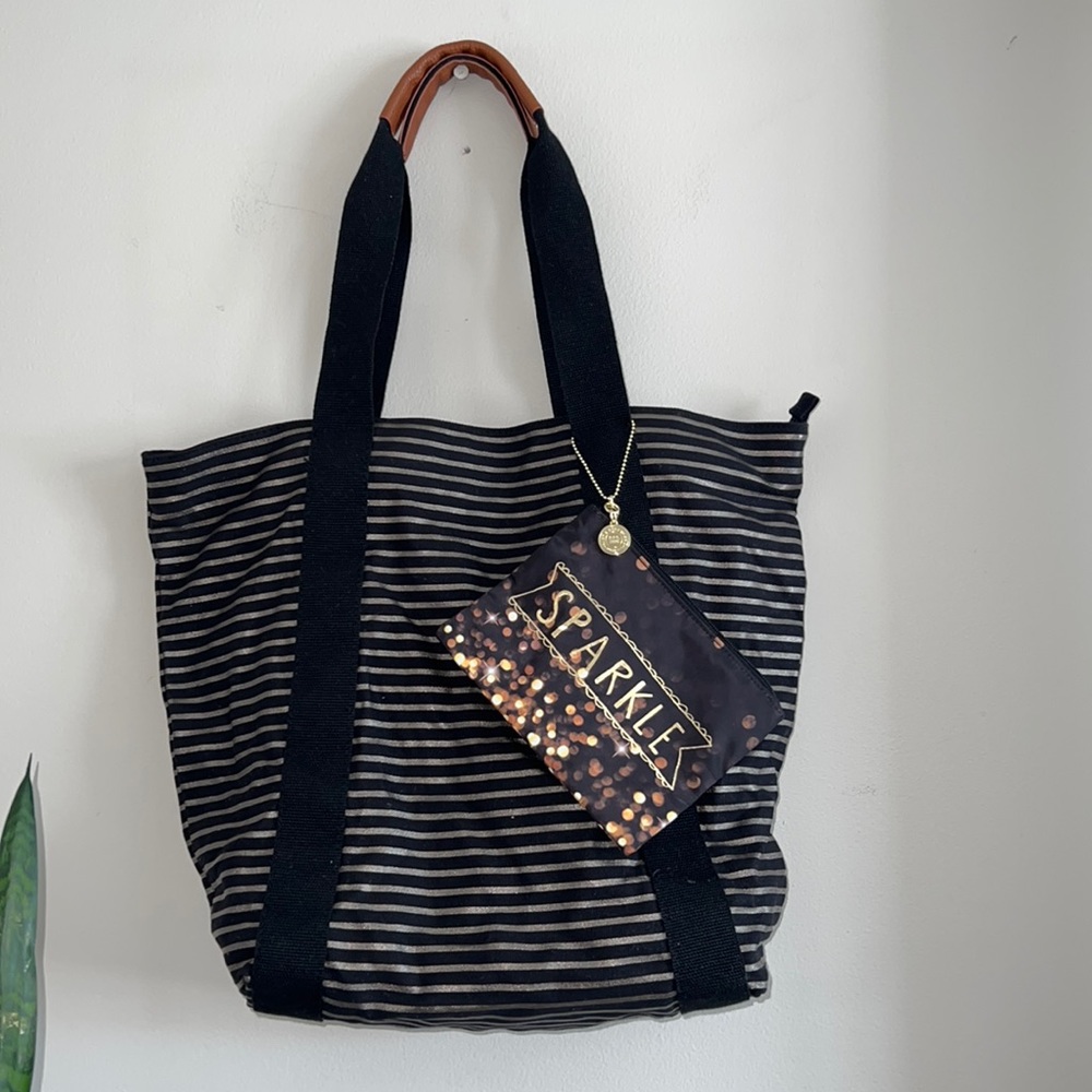 Bath and Body Works Tote and Sparkle Pouch